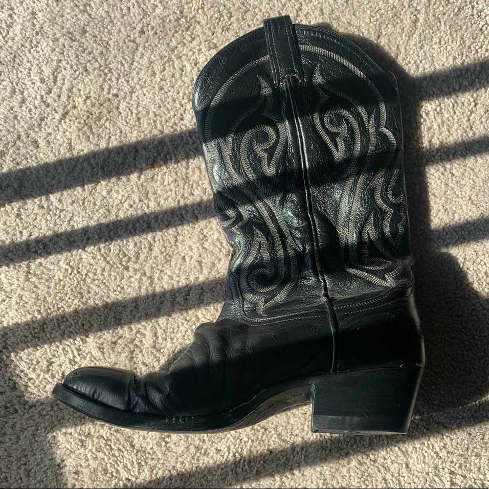 TONY LAMA WESTERN COWBOY BOOTS - Picture 2 of 8